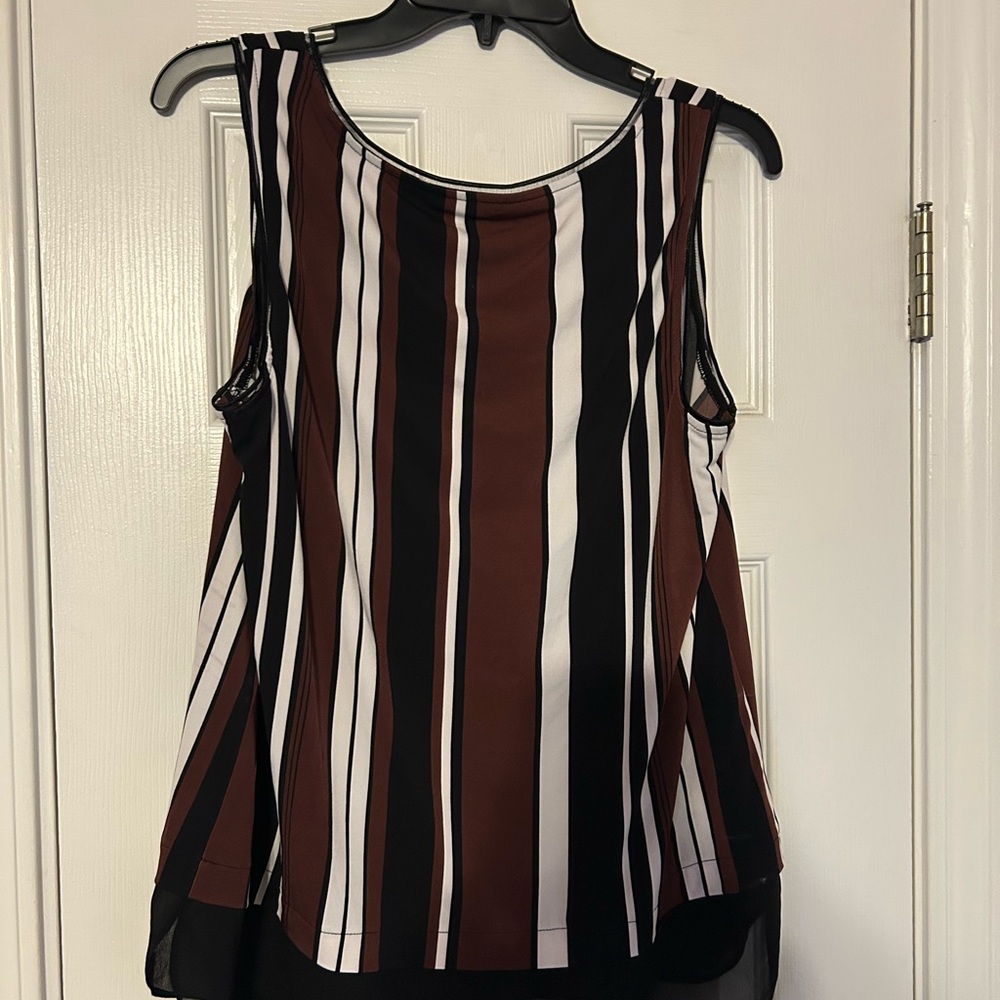 Alfani Multicolor Striped Tank Top